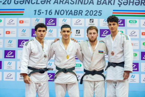 В Баку стартовало первенство города по дзюдо - ФОТО