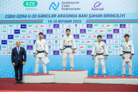 Cüdo üzrə U-20 gənclər arasında Bakı şəhər birinciliyi start götürüb - FOTO