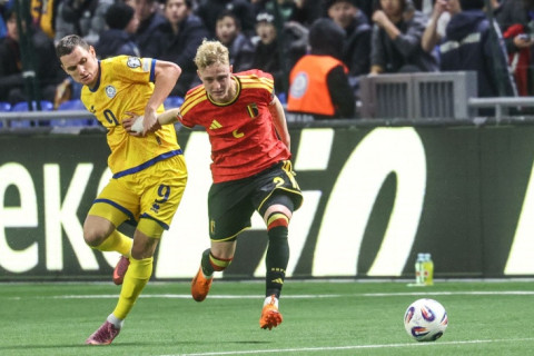 Qazaxıstanla Belçikanın oyunu bərabərliklə qurtarıb - VİDEO