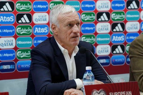 Didye Deşam mətbuat konfransında "Qarabağ"ı nümunə göstərdi