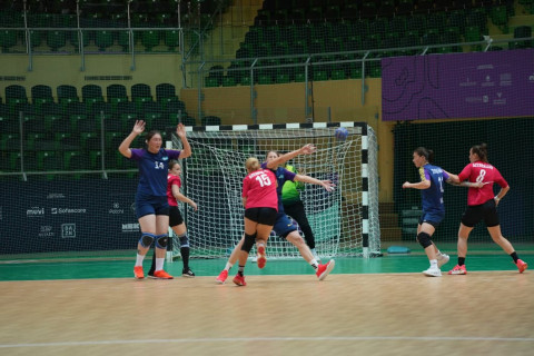 Azərbaycanın həndbol millisi VI İslam Həmrəyliyi Oyunlarında növbəti matçını keçirib - FOTO