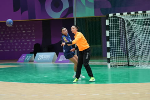 Azərbaycanın həndbol millisi VI İslam Həmrəyliyi Oyunlarında növbəti matçını keçirib - FOTO