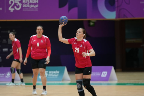 Azərbaycanın həndbol millisi VI İslam Həmrəyliyi Oyunlarında növbəti matçını keçirib - FOTO