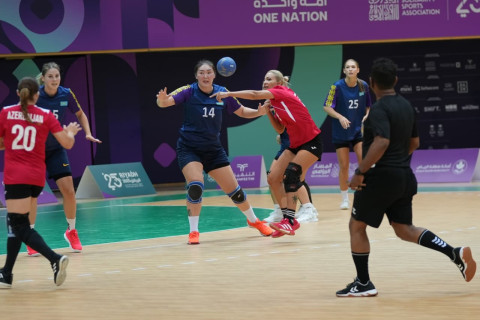 Azərbaycanın həndbol millisi VI İslam Həmrəyliyi Oyunlarında növbəti matçını keçirib - FOTO