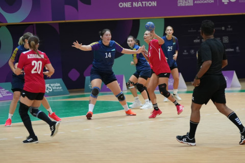 Azərbaycanın həndbol millisi VI İslam Həmrəyliyi Oyunlarında növbəti matçını keçirib - FOTO