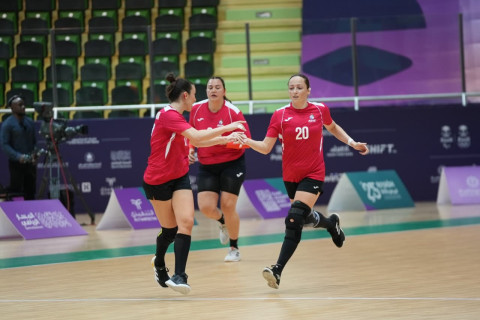 Azərbaycanın həndbol millisi VI İslam Həmrəyliyi Oyunlarında növbəti matçını keçirib - FOTO