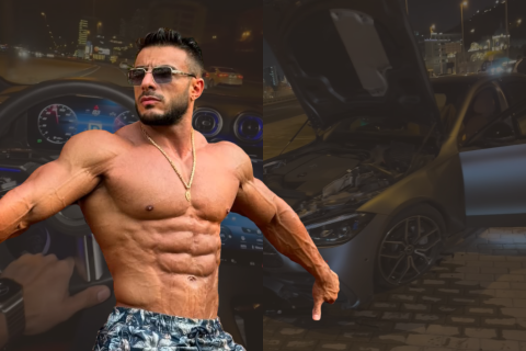 Fitnes məşqçisi sükan arxasında video çəkmək istədi, qəza törətdi - VİDEO