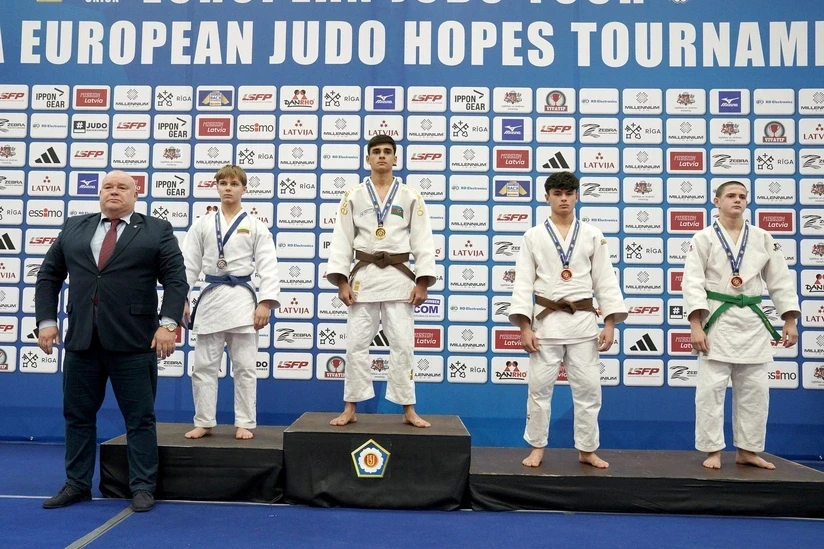Azərbaycan cüdoçuları Riqada keçirilən turnirdə 4 medal qazanıblar