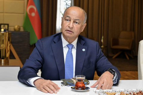 Fərid Qayıbov Beynəlxalq Su İdman Növləri Federasiyasının prezidentini qəbul edib - FOTO