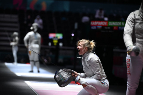 Azərbaycan qılıncoynadanları İslamiadada iki bürünc medal qazanıblar - FOTO