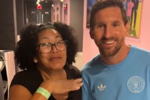 Messi ilə görşdüyünə görə azarkeş işini itirdi - VİDEO