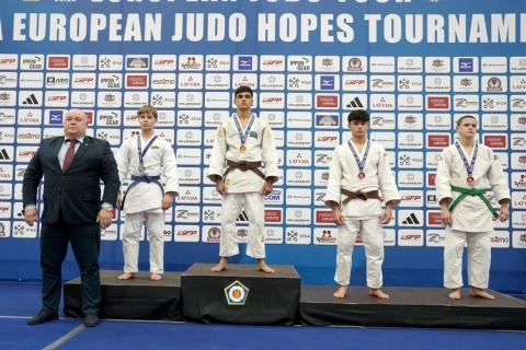 Azərbaycan cüdoçuları Riqada keçirilən turnirdə 4 medal qazanıblar