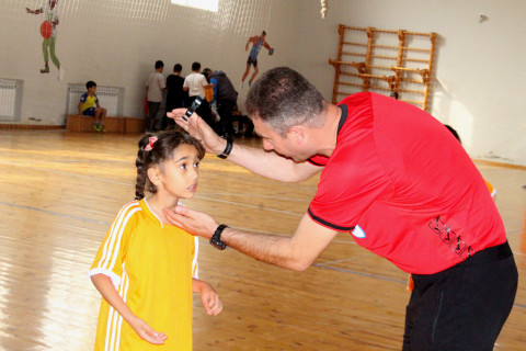 Goranboy-Naftalan üzrə “Məktəbli Kuboku” turnirinə start verilib - FOTO