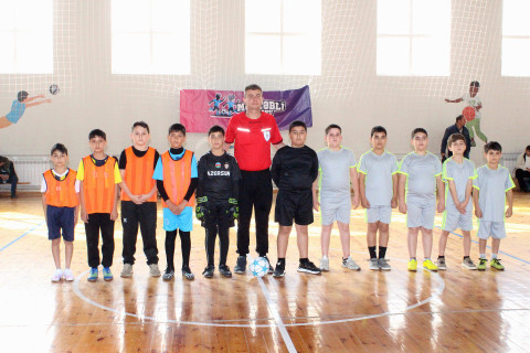 Goranboy-Naftalan üzrə “Məktəbli Kuboku” turnirinə start verilib - FOTO