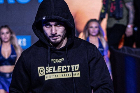 Azerbaijani MMA fighter wins choke at MMA Talents in Poland