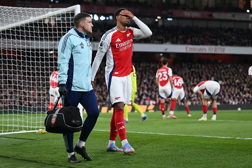 "Арсенал" лишился ключевого защитника минимум на месяц