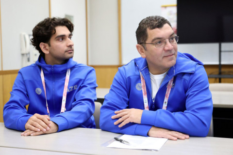 Yay Deflimpiya Oyunlarında Azərbaycana tarixi medal qazandıran idmançı ilə görüş olub - FOTO