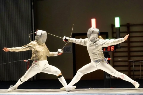 Женская сборная Азербайджана по фехтованию на шпагах завоевала "бронзу" Исламиады