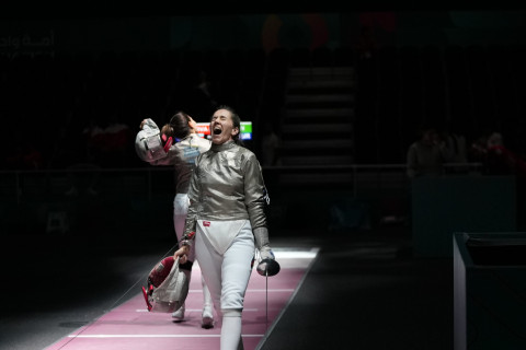 VI Игры исламской солидарности: женская сборная Азербайджана по сабле вышла в финал - ФОТО