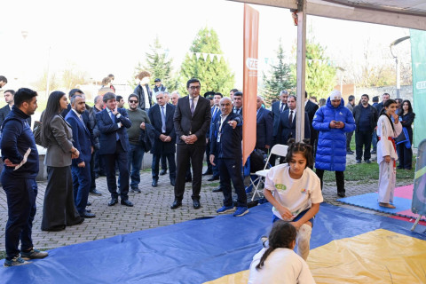 Qəbələdə IV İdman Festivalının açılış mərasimi olub - FOTO