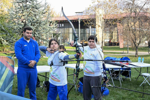 Qəbələdə IV İdman Festivalının açılış mərasimi olub - FOTO