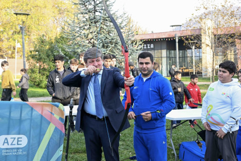 Qəbələdə IV İdman Festivalının açılış mərasimi olub - FOTO