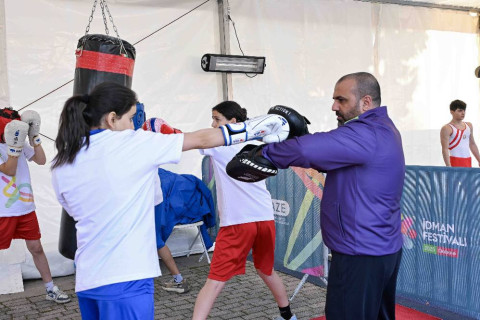Qəbələdə IV İdman Festivalının açılış mərasimi olub - FOTO