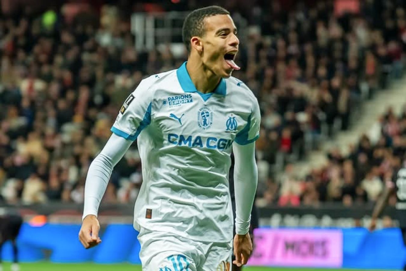 Дубль Гринвуда помог "Марселю" разгромить "Ниццу" и выйти на первое место в Лиге 1