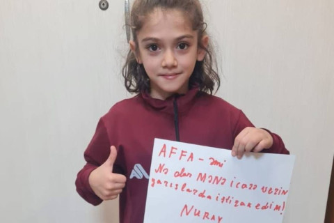 Nine-year-old Azerbaijani girl receives football offer from Sweden