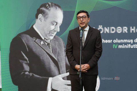 Heydər Əliyevin xatirəsinə həsr olunmuş minifutbol turnirinin açılış mərasimi keçirilib - FOTO