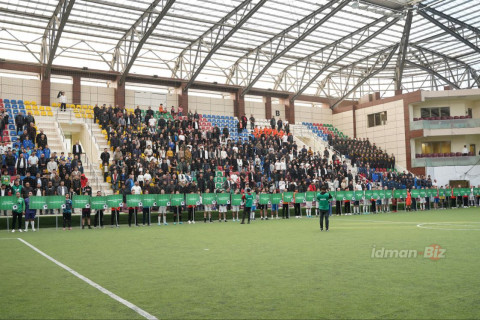 Heydər Əliyevin xatirəsinə həsr olunmuş minifutbol turnirinin açılış mərasimi keçirilib - FOTO