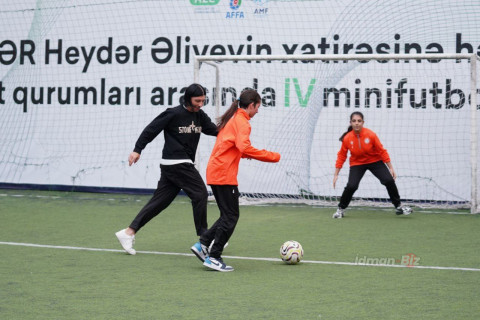 Heydər Əliyevin xatirəsinə həsr olunmuş minifutbol turnirinin açılış mərasimi keçirilib - FOTO