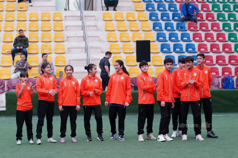 Heydər Əliyevin xatirəsinə həsr olunmuş minifutbol turnirinin açılış mərasimi keçirilib - FOTO