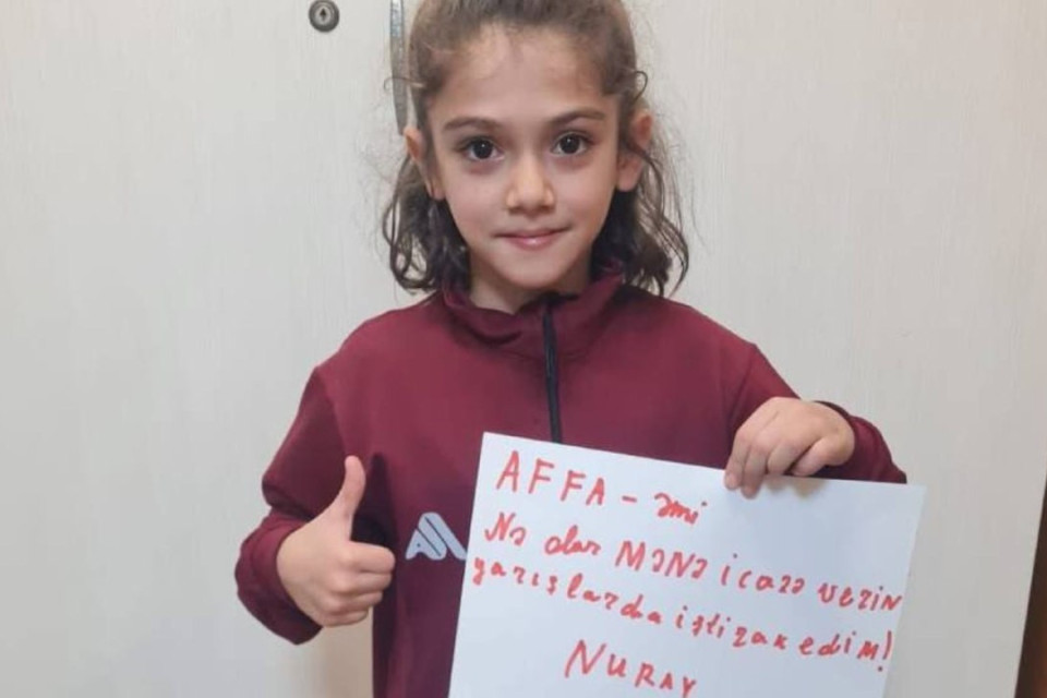 Doqquz yaşlı Nuraya AFFA yox dedi, İsveçdən təklif gəldi - VİDEO