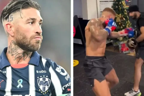 Serxio Ramos boks məşqləri ilə gündəmə gəlib - VİDEO