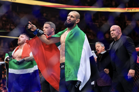 Хамзат Чимаев и Иан Гарри устроили потасовку за кулисами турнира в Катаре - ВИДЕО