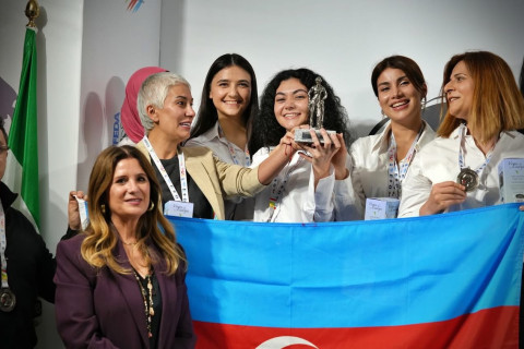 Ülviyyə Fətəliyeva fərdi yarışda qızıl medal qazandı - FOTO
