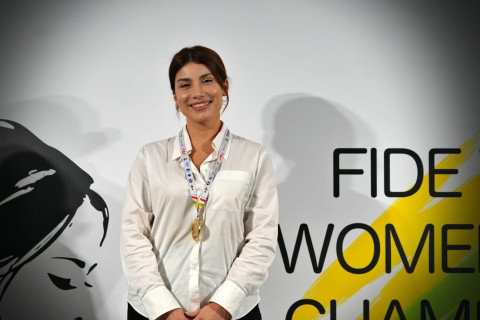 Ülviyyə Fətəliyeva fərdi yarışda qızıl medal qazandı - FOTO