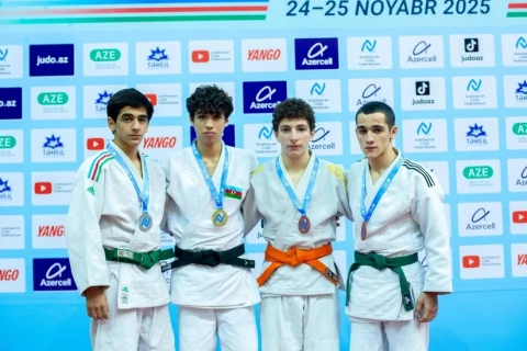 В Азербайджане стартовал четвертый тур Лиги по дзюдо среди юношей U-17