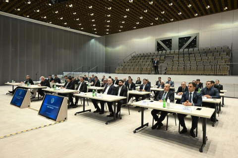 Микаил Джаббаров переизбран на пост президента Федерации борьбы Азербайджана - ФОТО