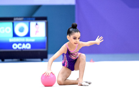 Стартовал 30-й чемпионат Баку по художественной гимнастике - ФОТО