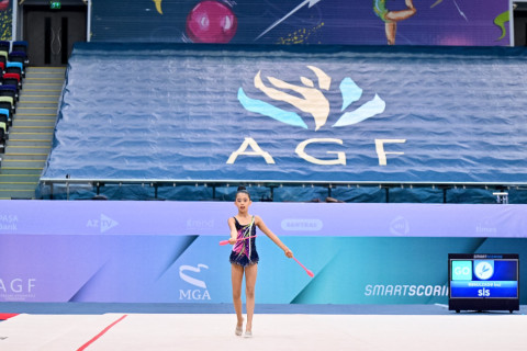 Стартовал 30-й чемпионат Баку по художественной гимнастике - ФОТО