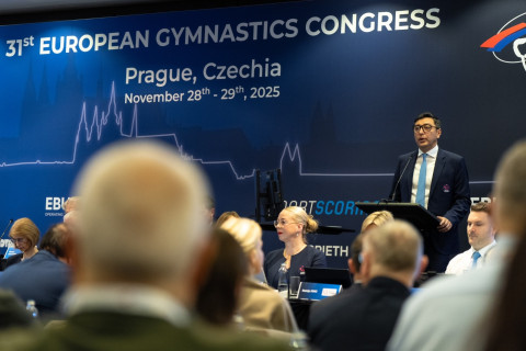 Fərid Qayıbov yenidən Avropa Gimnastikasının prezidenti seçilib - FOTO
