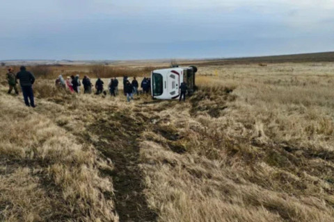 Rusiyada uşaq futbol komandasını daşıyan avtobus aşıb - VİDEO