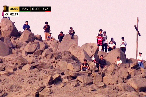 “Flamenqo” azarkeşləri dağı aşaraq finalı izlədilər - VİDEO