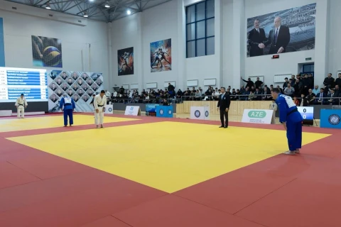 В Баку прошел чемпионат МВД по дзюдо в память шехидов антитеррористической операции - ФОТО + ВИДЕО
