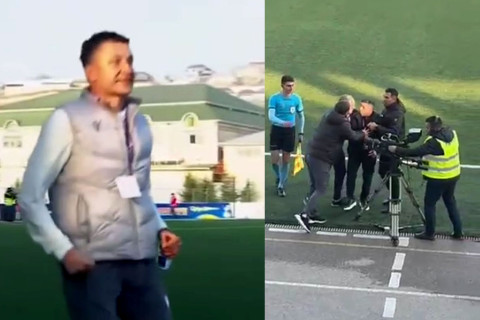 “Şamaxı” - “Sumqayıt” oyununda baş məşqçilərin qırmızı vərəqə almasına səbəb olan epizodlar - VİDEO