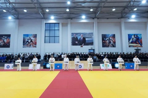 В Баку прошел чемпионат МВД по дзюдо в память шехидов антитеррористической операции - ФОТО + ВИДЕО