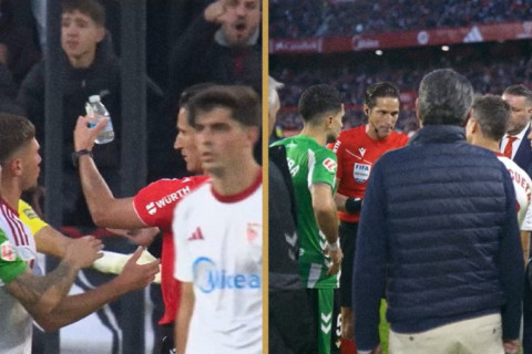 Əndəlus derbisi yarımçıq dayandırılıb, sonra yenidən başlayıb - FOTO