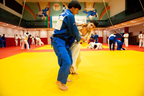 Bakıda regionlardan olan yeniyetmə cüdoçuların təlim-məşq toplanışı başlayıb - FOTO